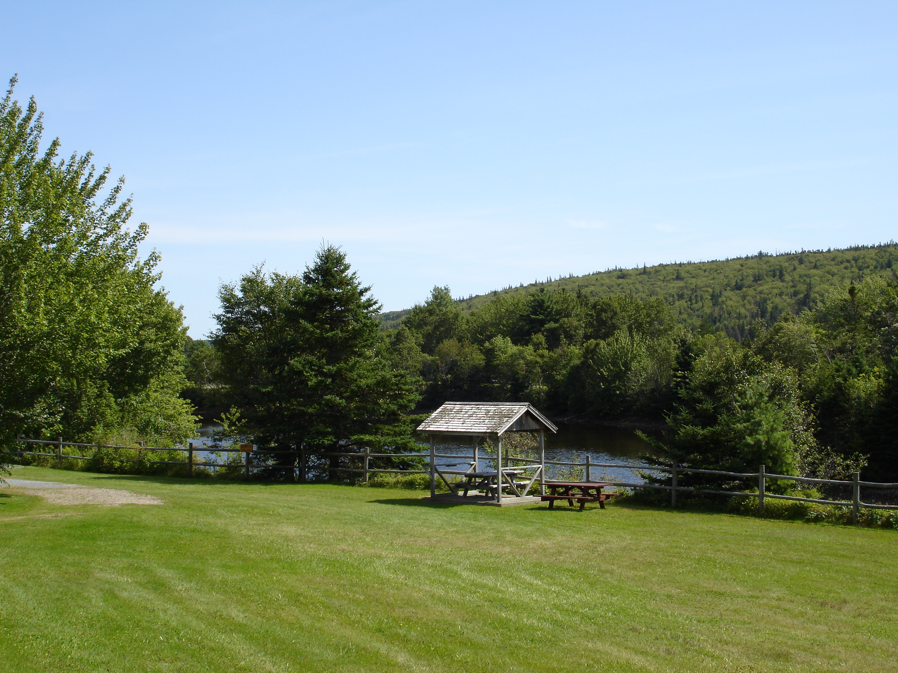 Picnic area at Salsman