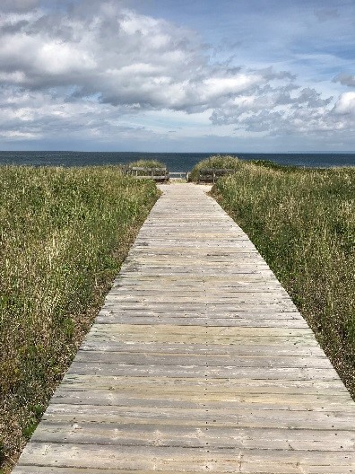 boardwalk to beach