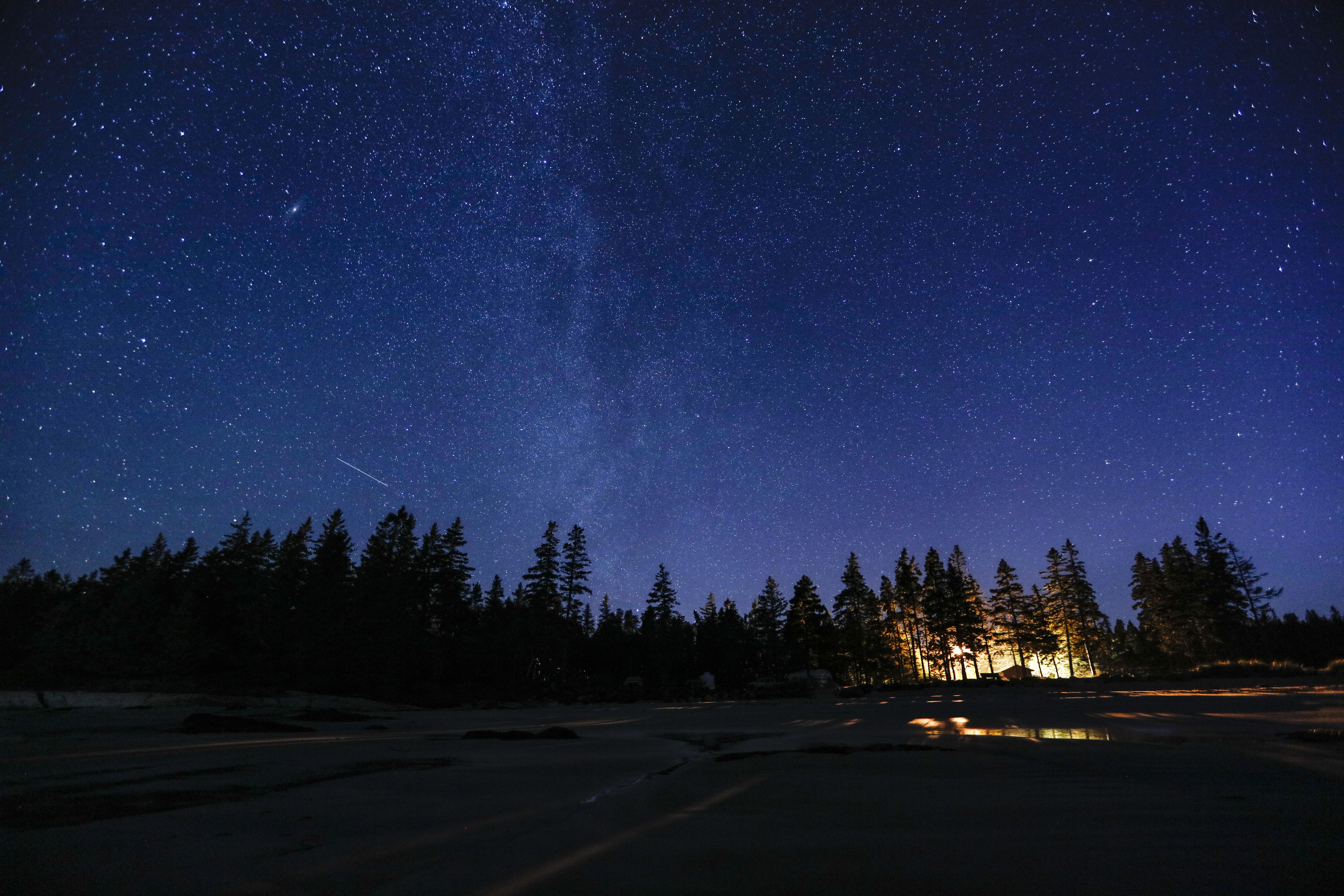 night sky Rissers Beach