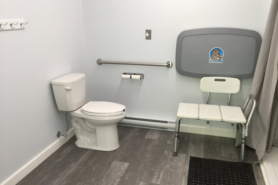 interior of Valleyview comfort station