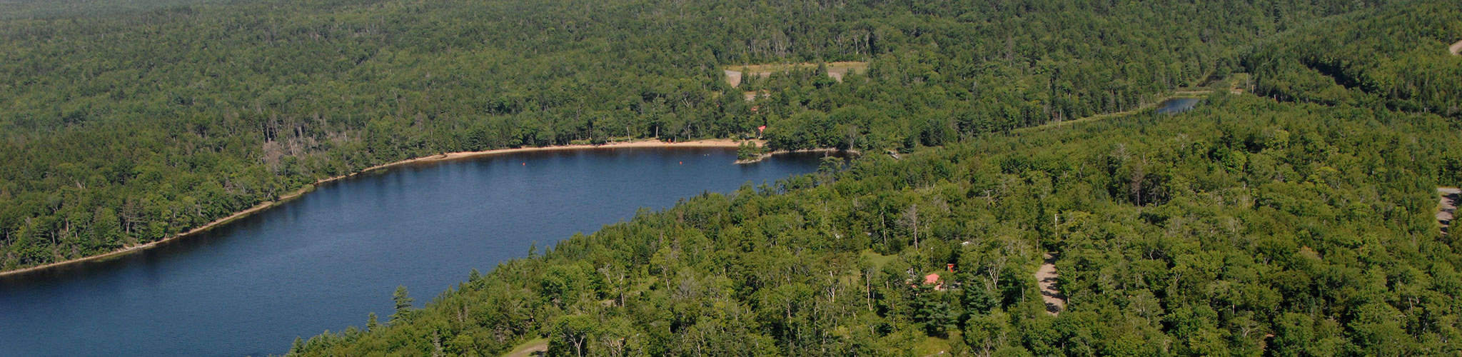 Aerial view of Dollar Lake Provincial Park