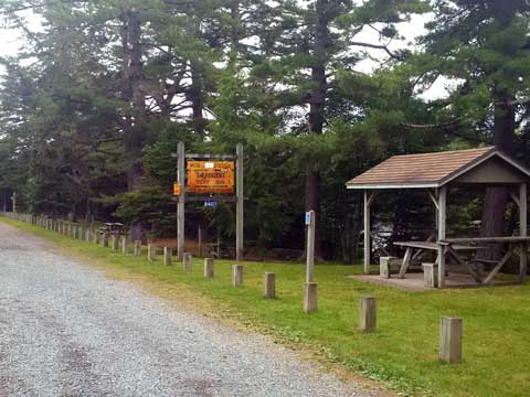 picnic area at Sherbrooke park